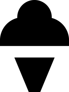 Ice Cream Outline Svg File, Free Vectors File